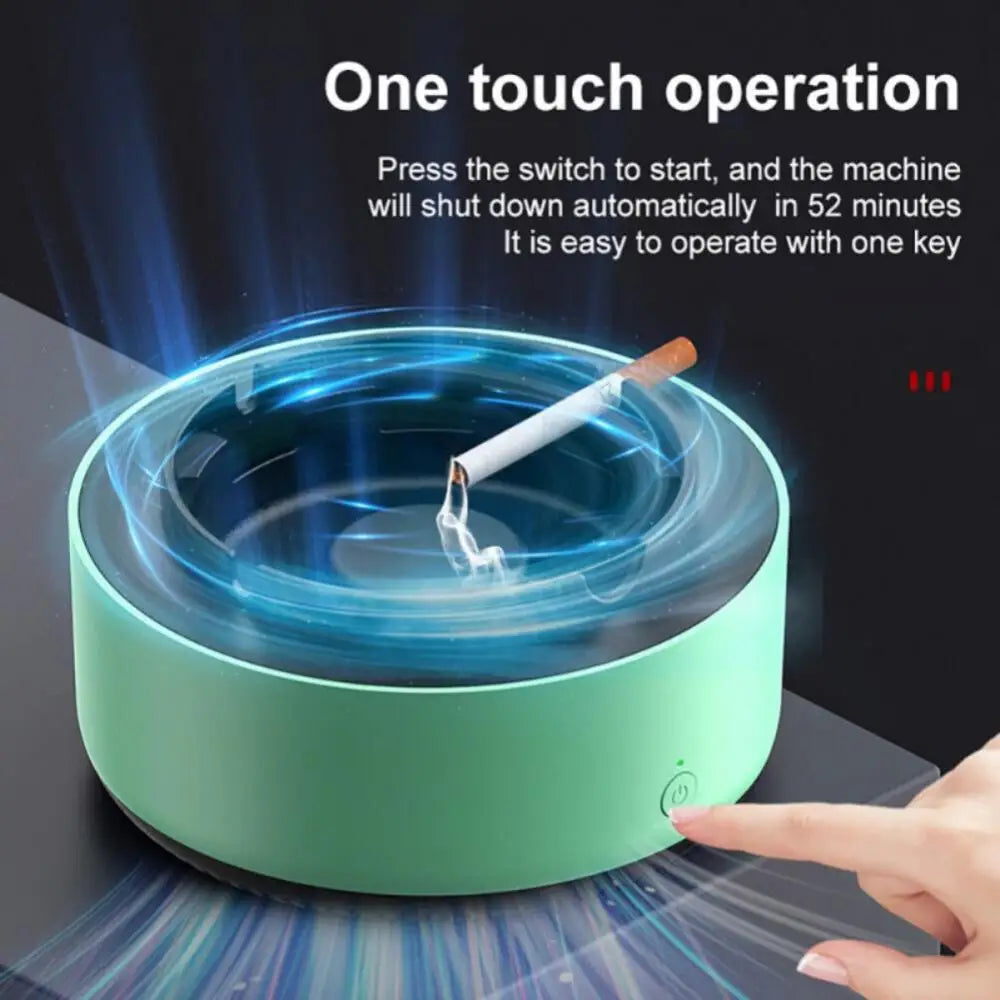 Air Purifier Ashtray Anti-smoke Self Extinguishing Ashtray Anti-odor Smokeless Ashtray Tray Car Remove Odor Smoking Accessories