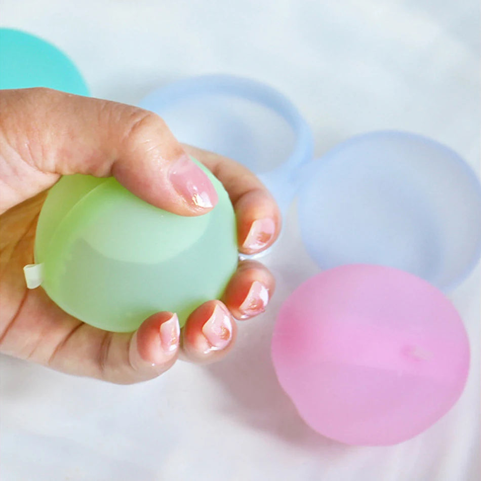 Reusable Water Balloons Toys Quick Fill Self Sealing Water Bomb for Summer Games Children's Adults Outdoor Activities Toy Gifts