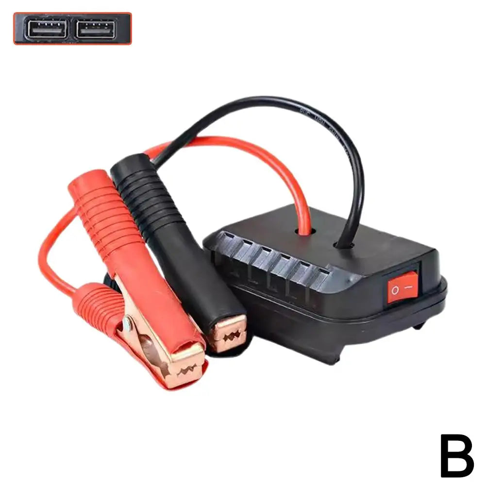 Portable Car Battery Jump Starter Jump Box Lithium Battery Converter - Compact Power Pack for Emergency Vehicle Starting