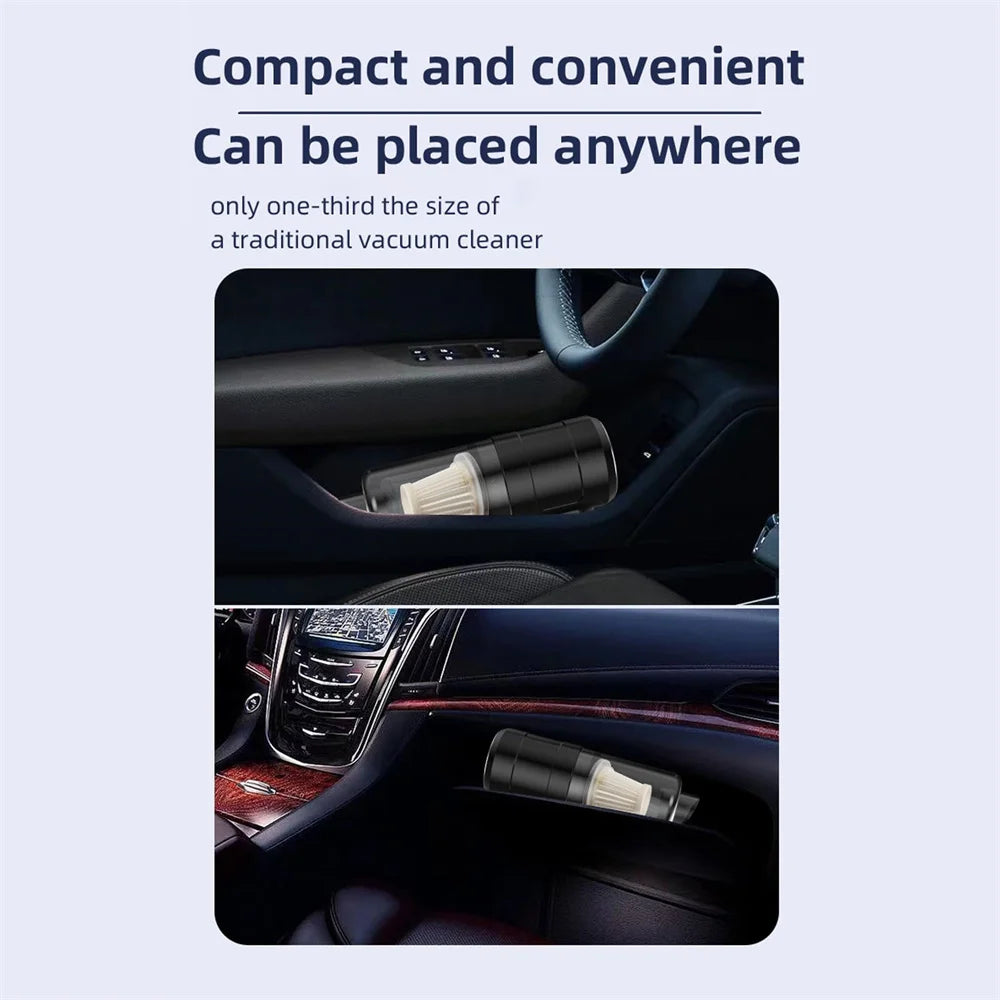 Handheld Portable Small Vacuum Cleaner Multi-Purpose Use for Cars And Household Compact Pump for Easy Cleaning