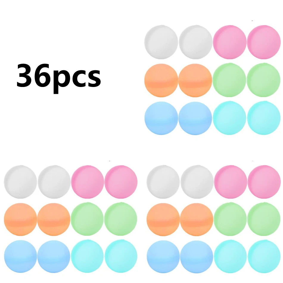 Reusable Water Balloons Toys Quick Fill Self Sealing Water Bomb for Summer Games Children's Adults Outdoor Activities Toy Gifts