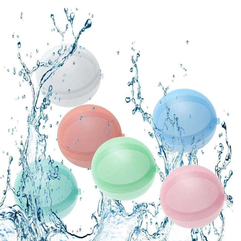 Reusable Water Balloons Toys Quick Fill Self Sealing Water Bomb for Summer Games Children's Adults Outdoor Activities Toy Gifts