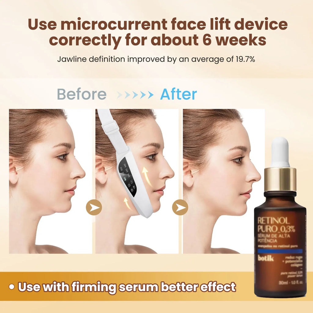 EMS Face Lifting Device LED Photon Therapy Vibration Facial Massager Face Slimming Double Chin Removal V Line Lift Belt SkinCare