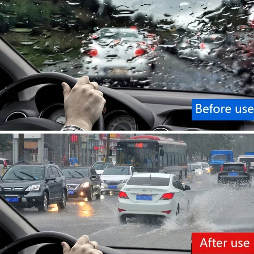 Nano Rain Repellent Spray - Long Lasting Water Shield for Cars.