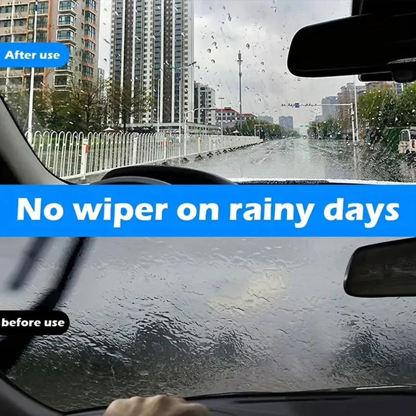 Nano Rain Repellent Spray - Long Lasting Water Shield for Cars.