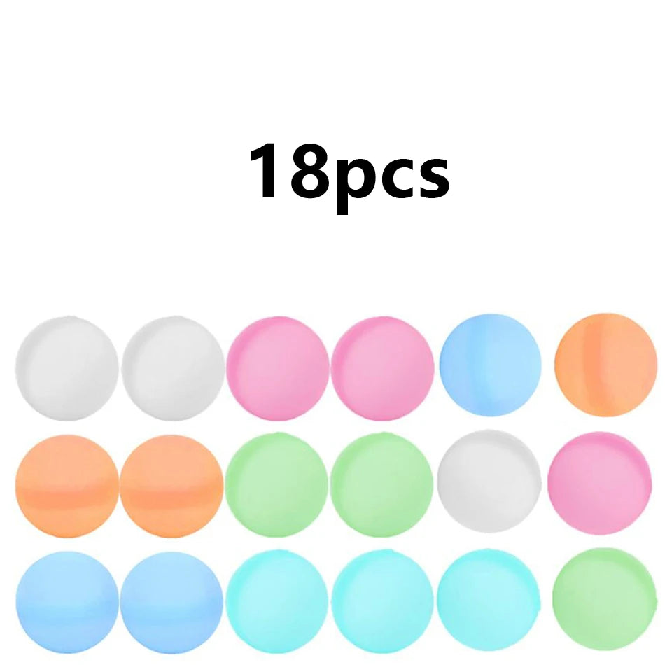 Reusable Water Balloons Toys Quick Fill Self Sealing Water Bomb for Summer Games Children's Adults Outdoor Activities Toy Gifts
