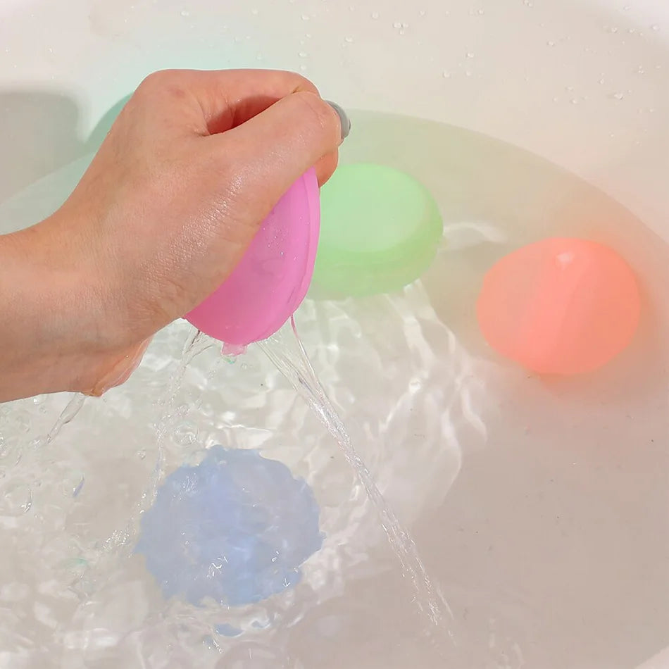 Reusable Water Balloons Toys Quick Fill Self Sealing Water Bomb for Summer Games Children's Adults Outdoor Activities Toy Gifts