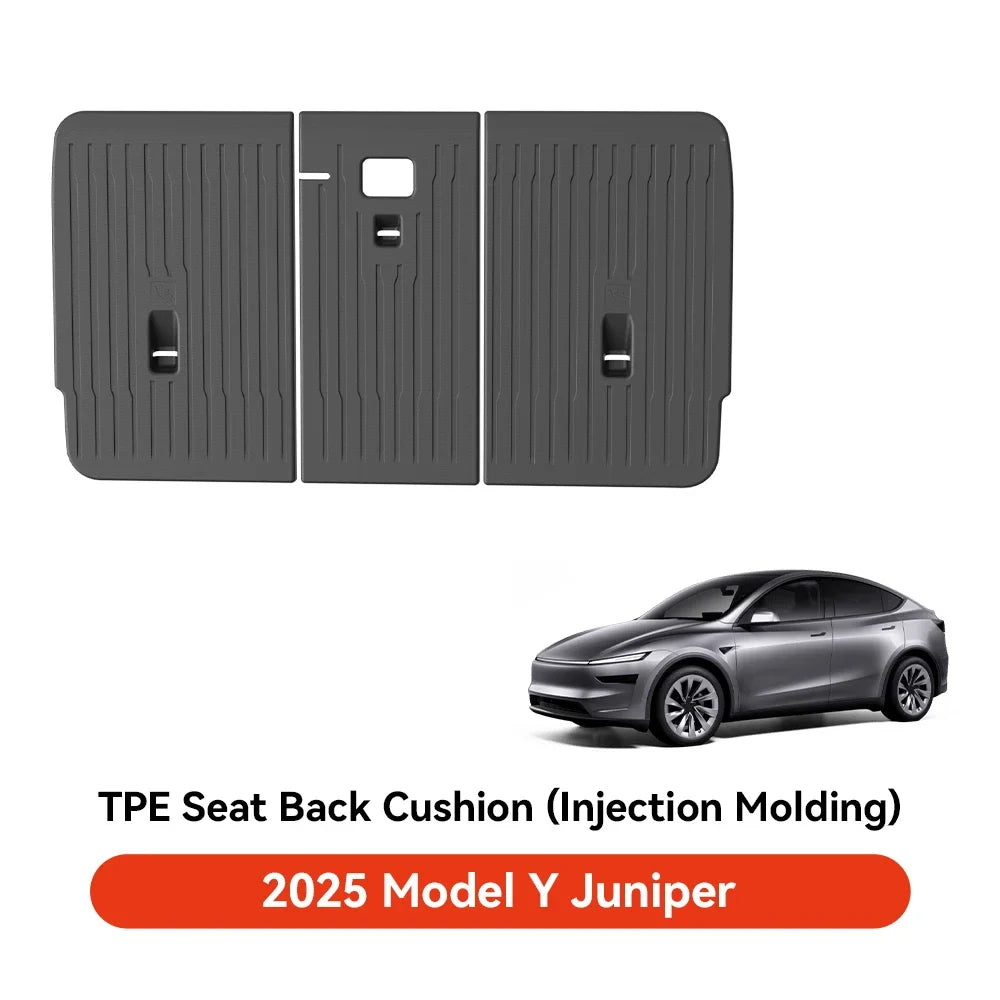 YZ for Tesla Model Y Juniper 2026 Floor Mats with Door Sill Protection Strips All-weather Floor Liner Cargo Mat Trunk Backrest