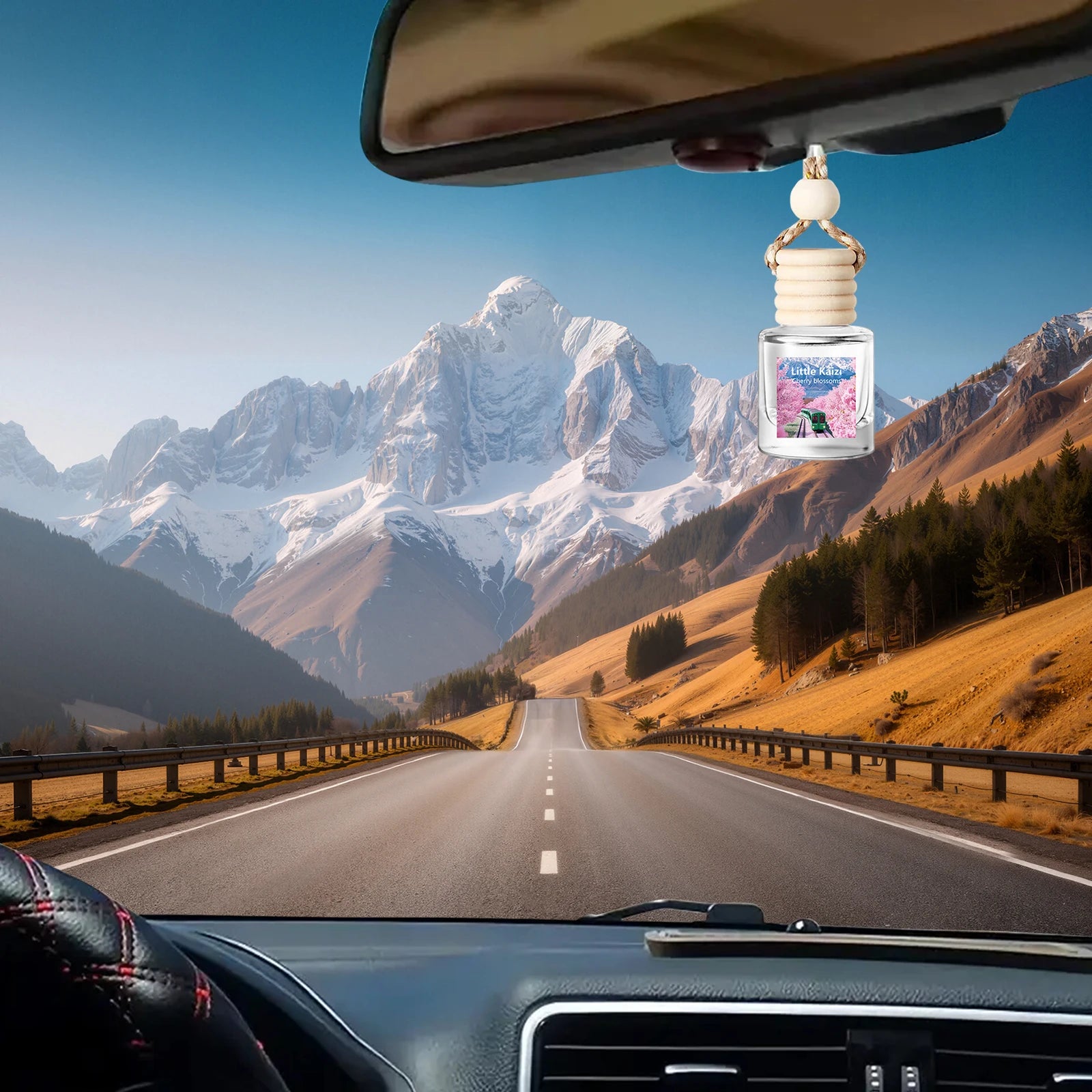 Little kaizi cherry blossoms Scented Car Air Freshener - Long Lasting Car Diffuser - Last 60+ Days