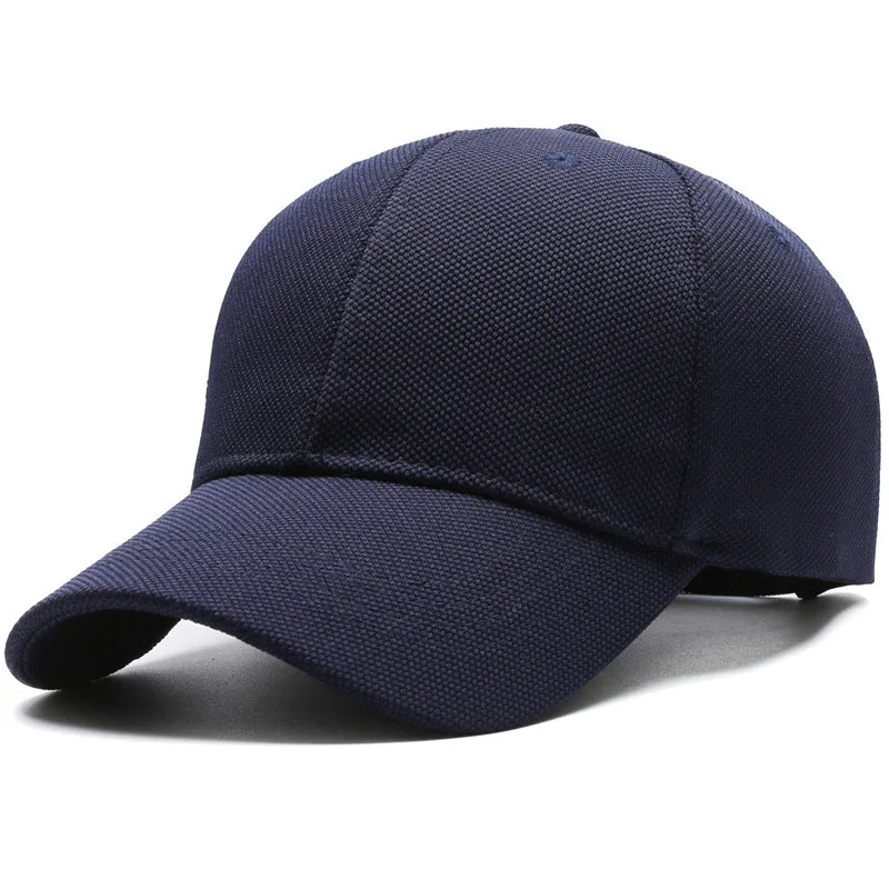 Pineapple Cloth Light Plate Simple Hat Men'S Casual Baseball Cap Fashion Visor Hat Minimalist Female Cap, Big Head Circumference