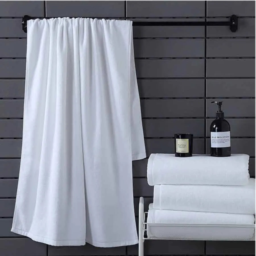 100%Cotton Bath Towel 70X140cm/28X58cm Solid Color Soft Friendly Face Hand Shower Bathroom Washcloth Absorbent Adult Bath Towels