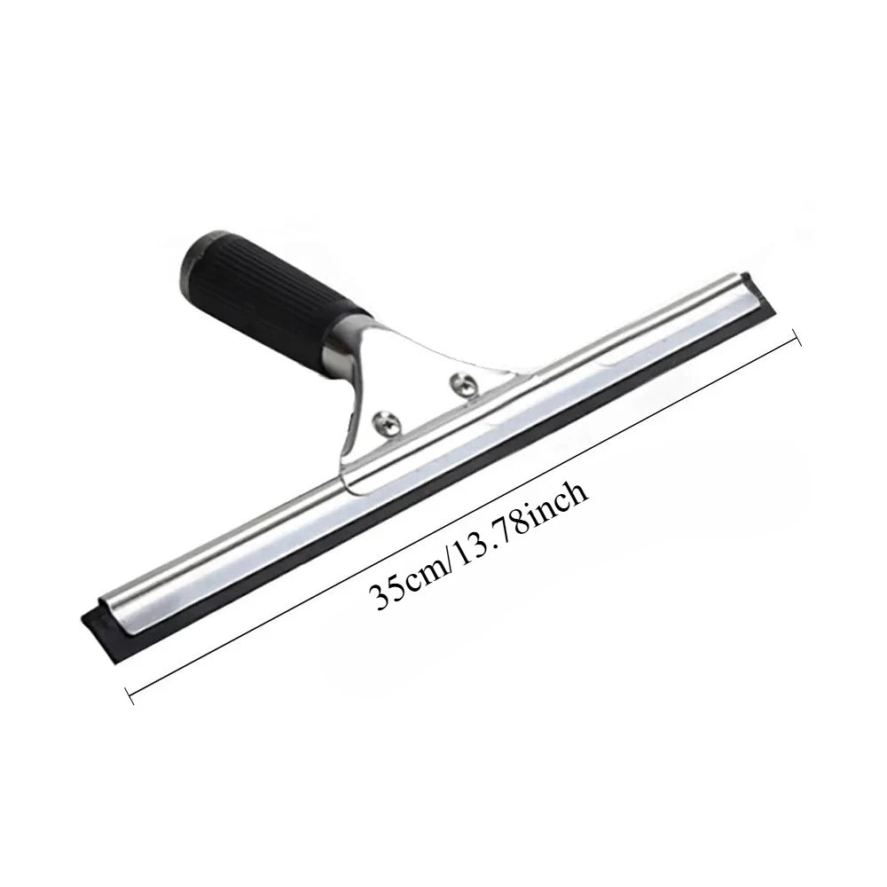 25/30/35/40cm Glass Cleaning Squeegee Window Wiper Window Cleaning Tool Rubber Blade for Bathroom Shower Home Car Glass Cleaning