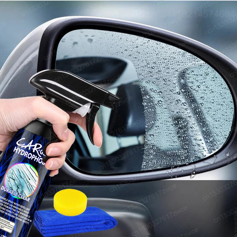 Nano Rain Repellent Spray - Long Lasting Water Shield for Cars.