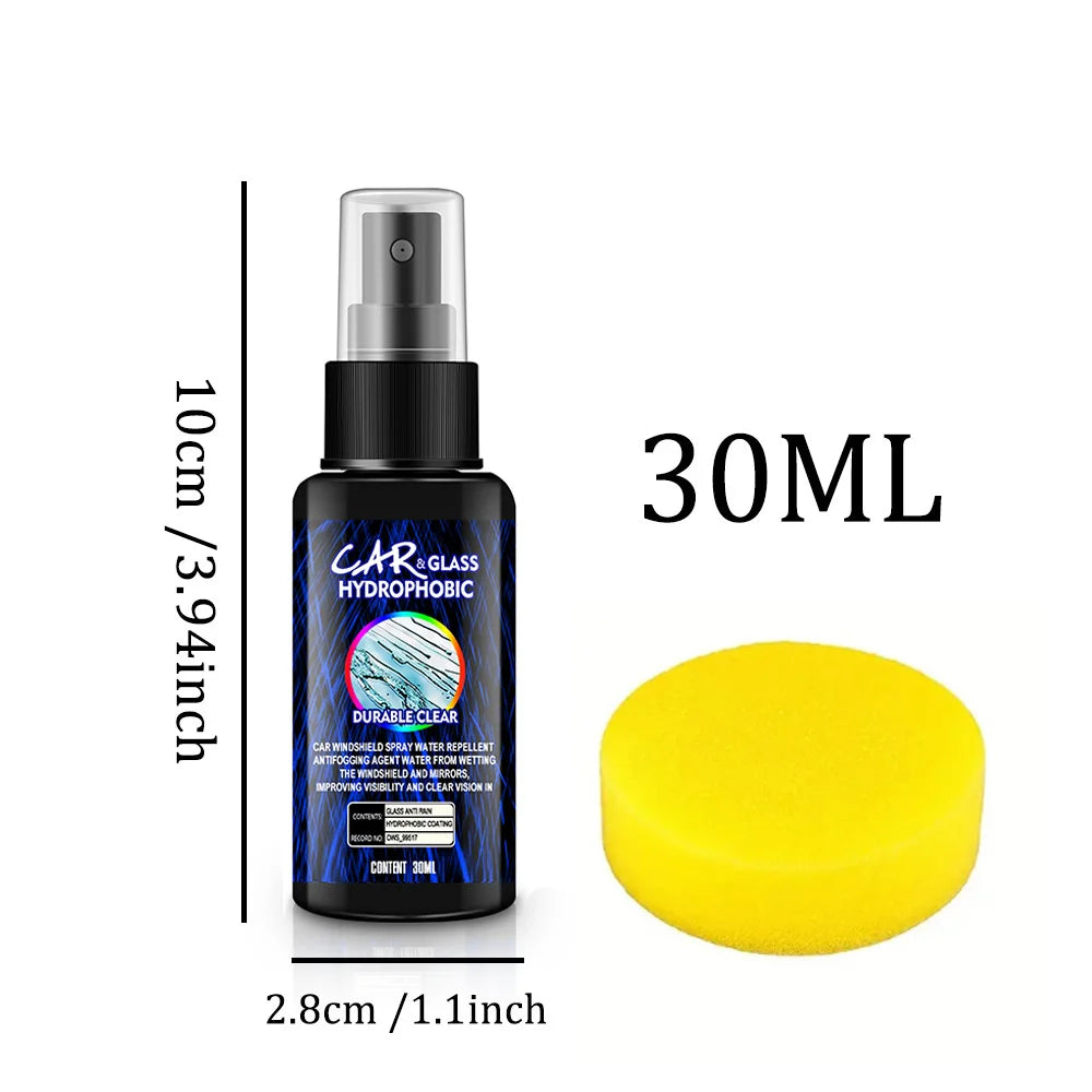 Nano Rain Repellent Spray - Long Lasting Water Shield for Cars.