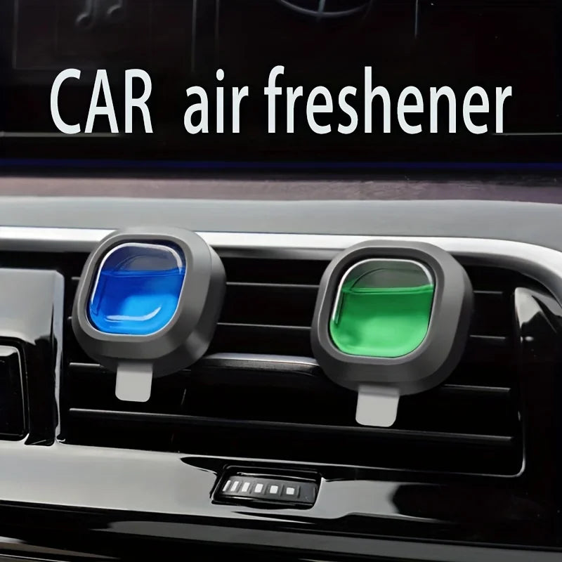 30-Day Long-Lasting Car Air Freshener Vent Clip - Essential Oil Scented Odor Eliminator, 0.14 oz Each, Non-Toxic Fragrance Sourc