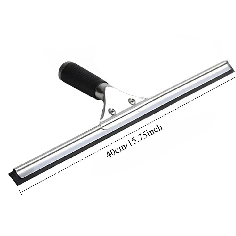 25/30/35/40cm Glass Cleaning Squeegee Window Wiper Window Cleaning Tool Rubber Blade for Bathroom Shower Home Car Glass Cleaning