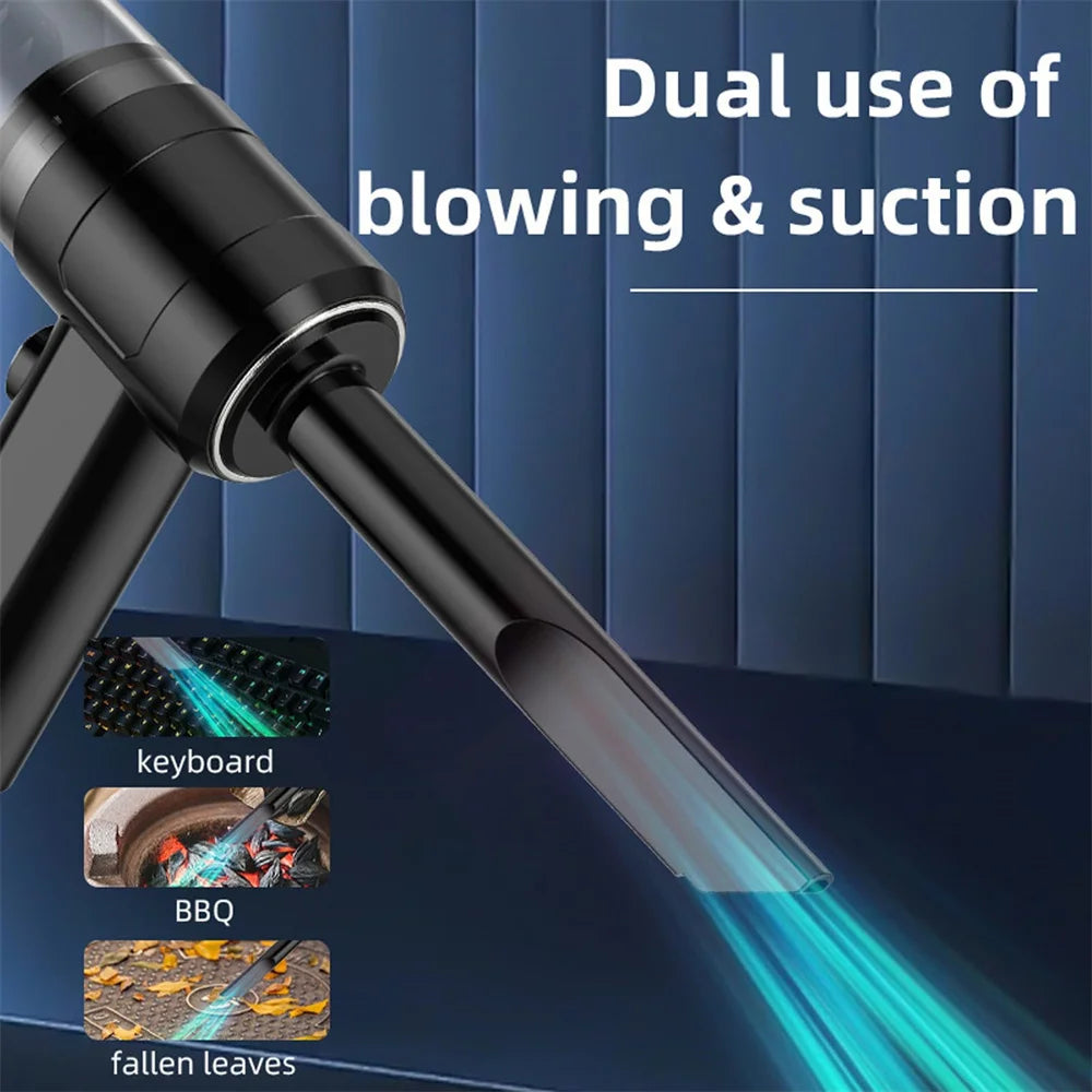 Handheld Portable Small Vacuum Cleaner Multi-Purpose Use for Cars And Household Compact Pump for Easy Cleaning
