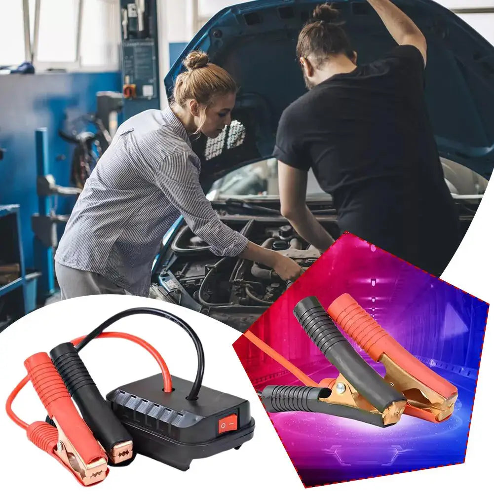Portable Car Battery Jump Starter Jump Box Lithium Battery Converter - Compact Power Pack for Emergency Vehicle Starting