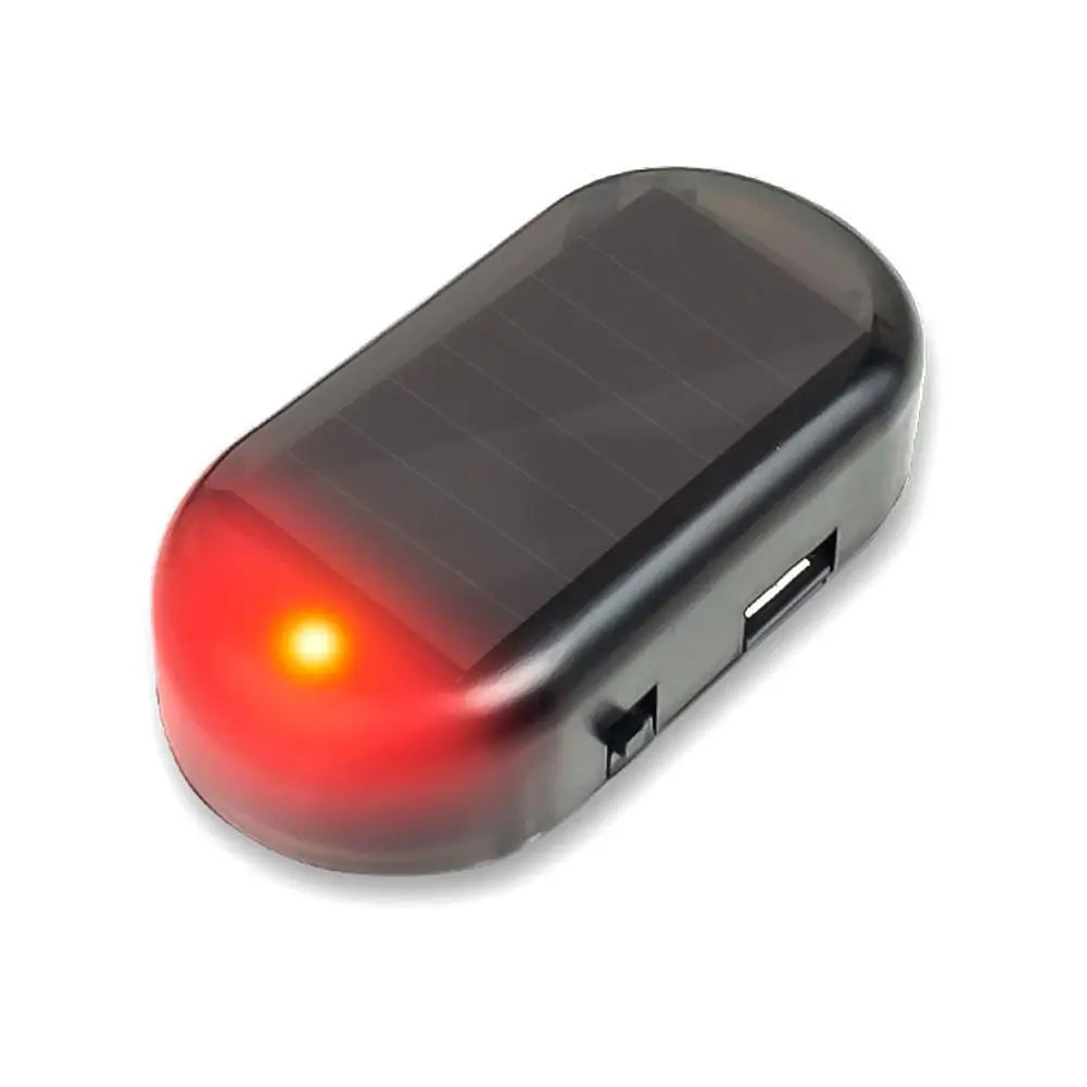 Car Fake Security Light Solar Powered Simulated Dummy Alarm Wireless Warning Anti-Theft Caution Lamp LED Flashing Lights