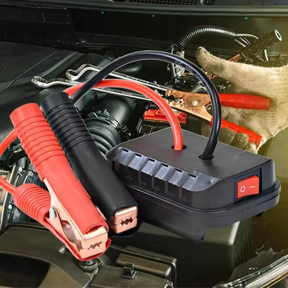 Portable Car Battery Jump Starter Jump Box Lithium Battery Converter - Compact Power Pack for Emergency Vehicle Starting