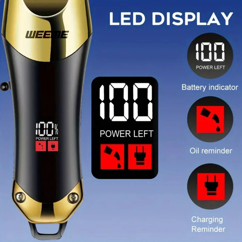 Vintage Hair Trimmer Cordless Electric Hair Cutting Rechargeable Hair Cutting Machine With Nose Hair Trimmer Kit Boyfriend Gift