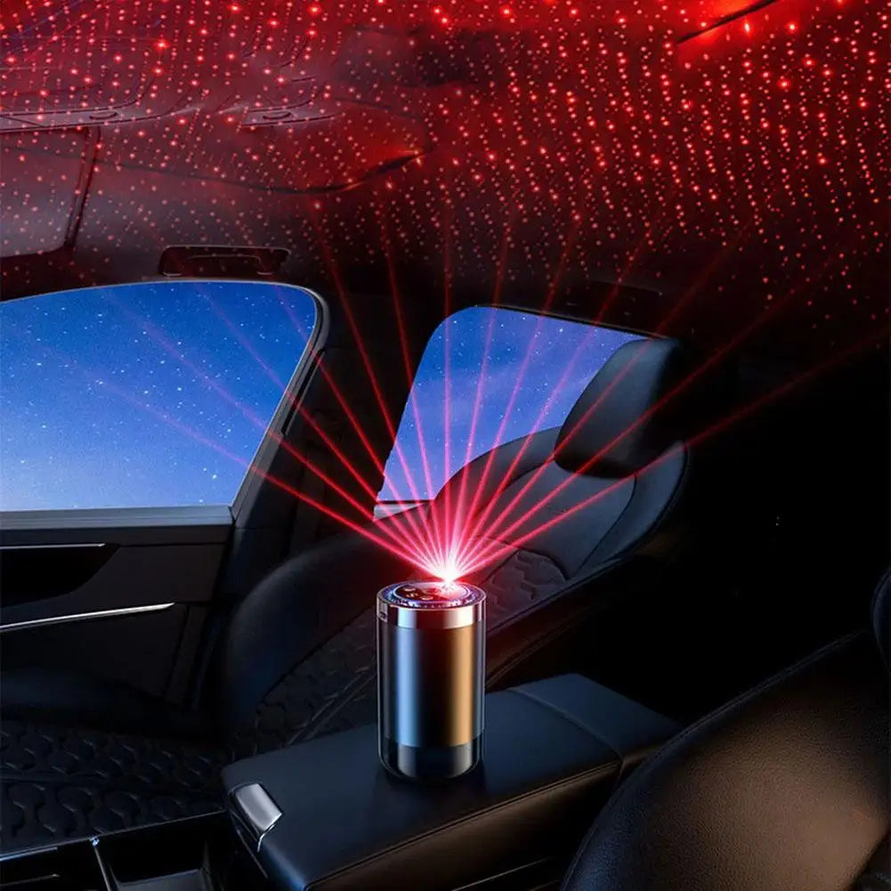 Car Air Fresheners Car Electric Air Diffuser Aroma Car Air Vent Humidifier Mist Aromatherapy Oil Light Starry Sky Summit