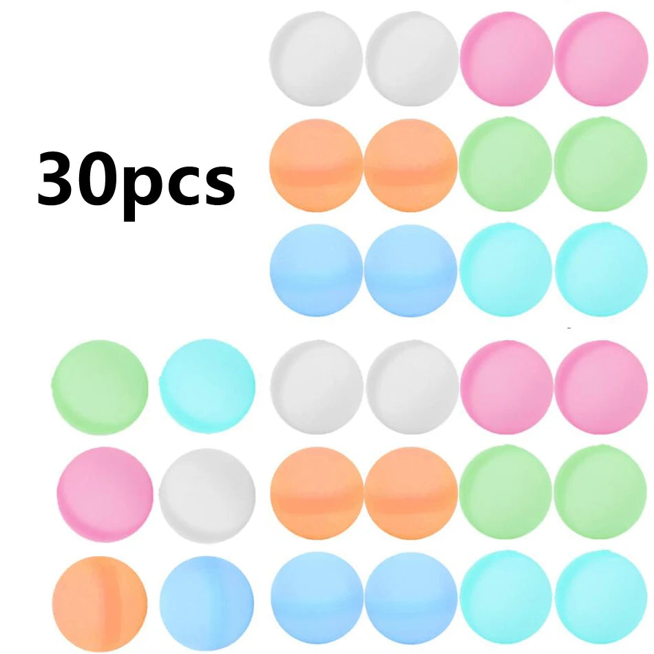 Reusable Water Balloons Toys Quick Fill Self Sealing Water Bomb for Summer Games Children's Adults Outdoor Activities Toy Gifts