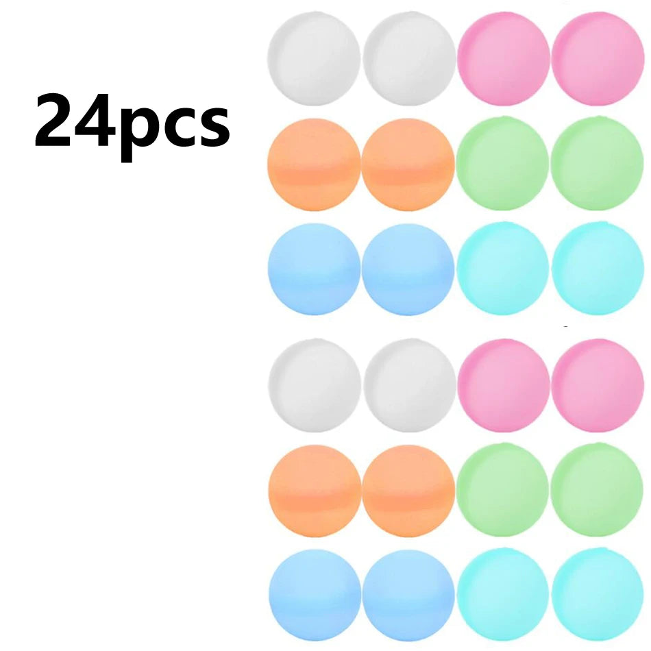 Reusable Water Balloons Toys Quick Fill Self Sealing Water Bomb for Summer Games Children's Adults Outdoor Activities Toy Gifts