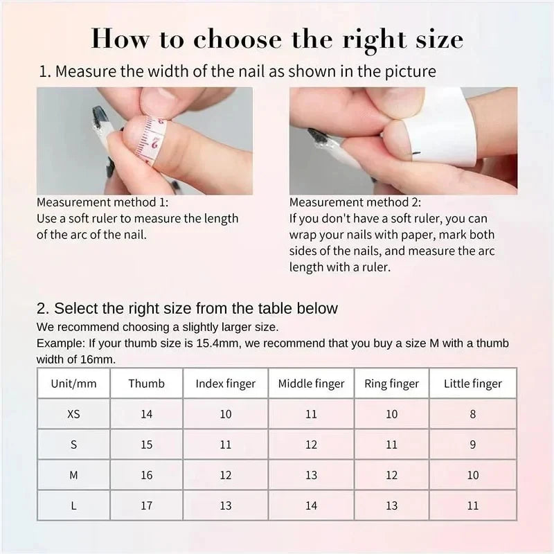 10pcs Handmade French Press on Nails White Edge Design Almond Fake Nails Reusable Wearable 3D Ice Clear Flower False Nails