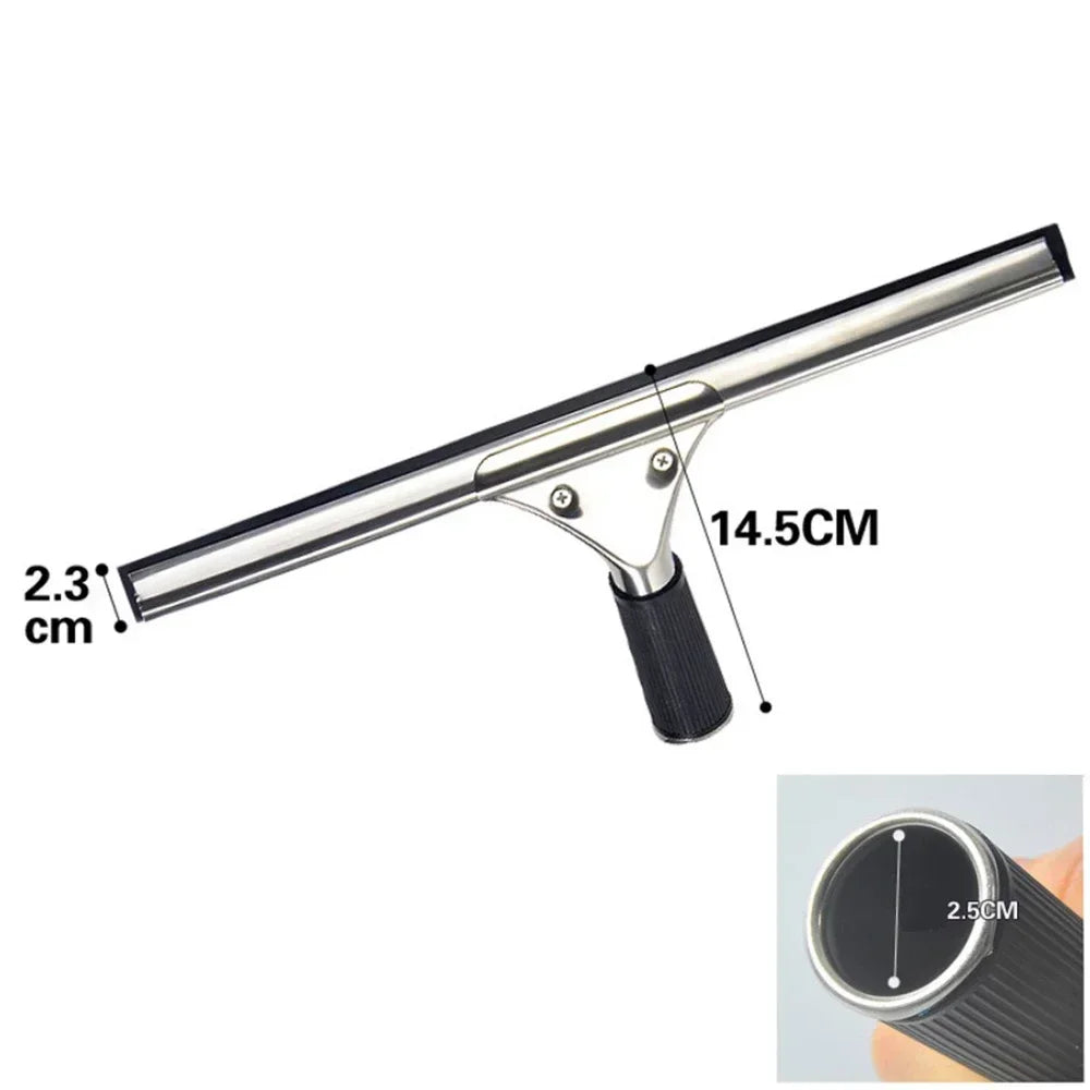 25/30/35/40cm Glass Cleaning Squeegee Window Wiper Window Cleaning Tool Rubber Blade for Bathroom Shower Home Car Glass Cleaning