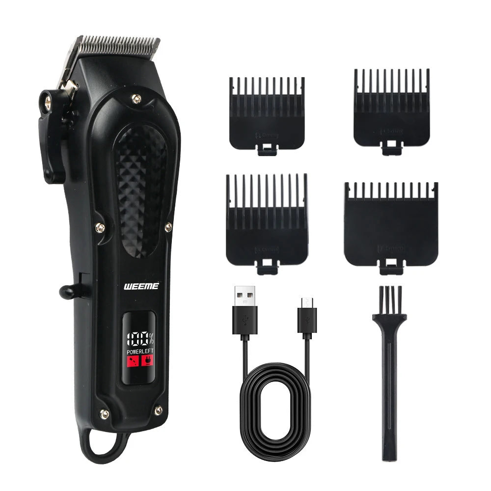 Vintage Hair Trimmer Cordless Electric Hair Cutting Rechargeable Hair Cutting Machine With Nose Hair Trimmer Kit Boyfriend Gift
