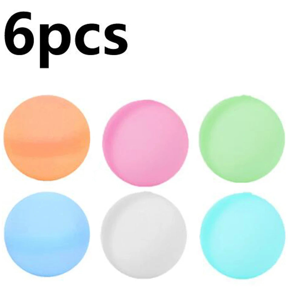 Reusable Water Balloons Toys Quick Fill Self Sealing Water Bomb for Summer Games Children's Adults Outdoor Activities Toy Gifts
