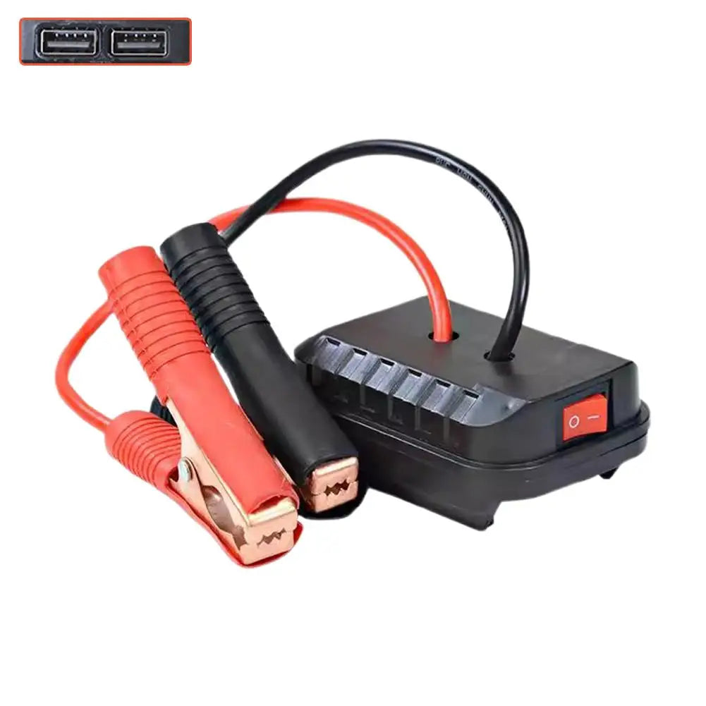 Portable Car Battery Jump Starter Jump Box Lithium Battery Converter - Compact Power Pack for Emergency Vehicle Starting