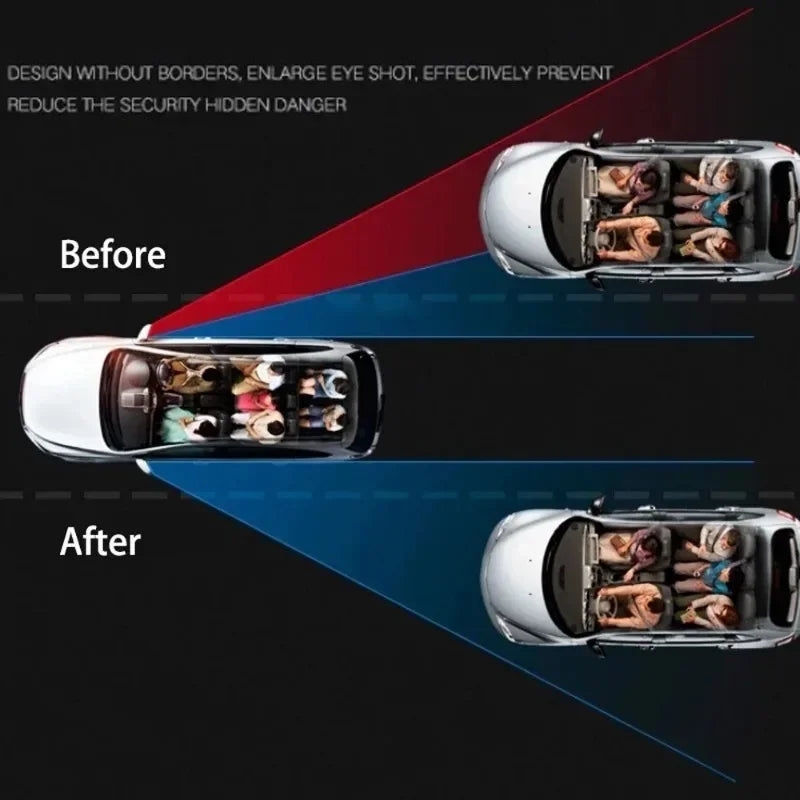 New car reversing small round mirror rearview mirror auxiliary mirror 360 degree blind spot adhesive high-definition reflector