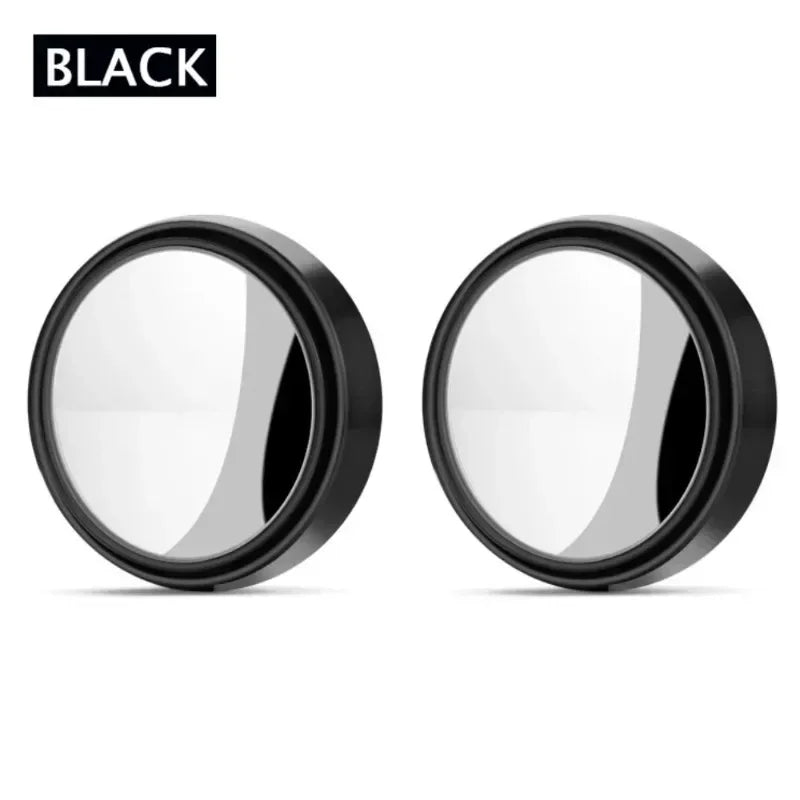 New car reversing small round mirror rearview mirror auxiliary mirror 360 degree blind spot adhesive high-definition reflector